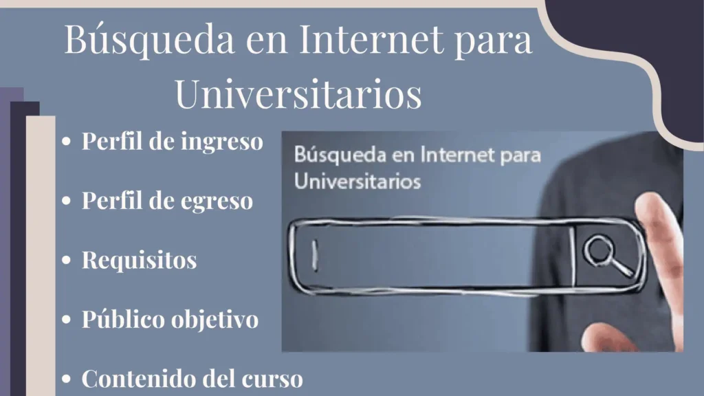 Búsqueda en Internet para Universitarios