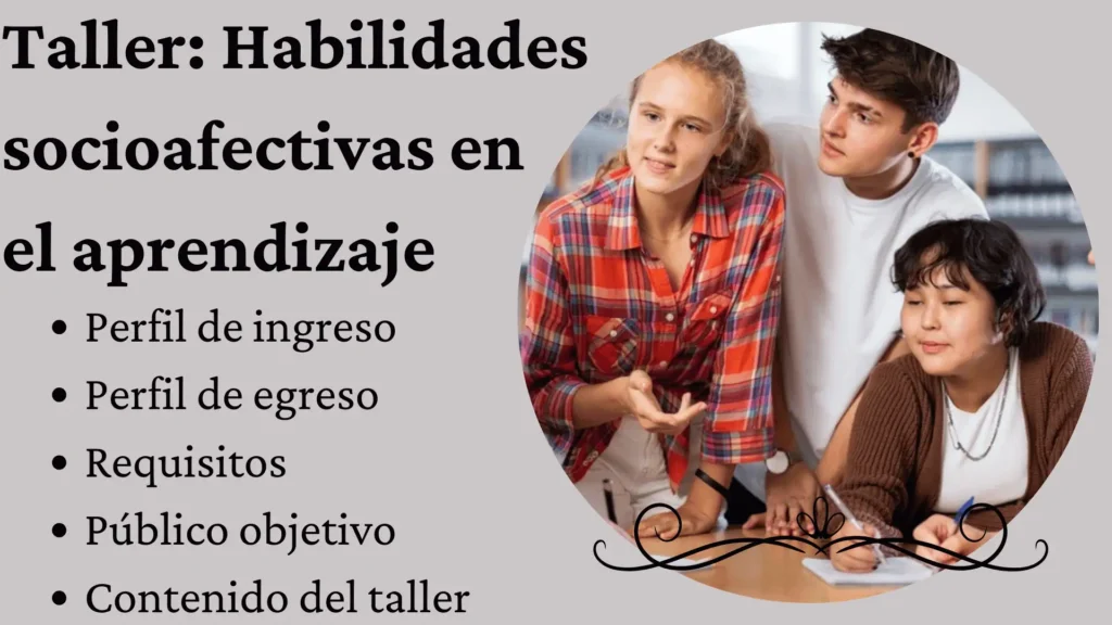 Taller Habilidades socioafectivas en el aprendizaje
